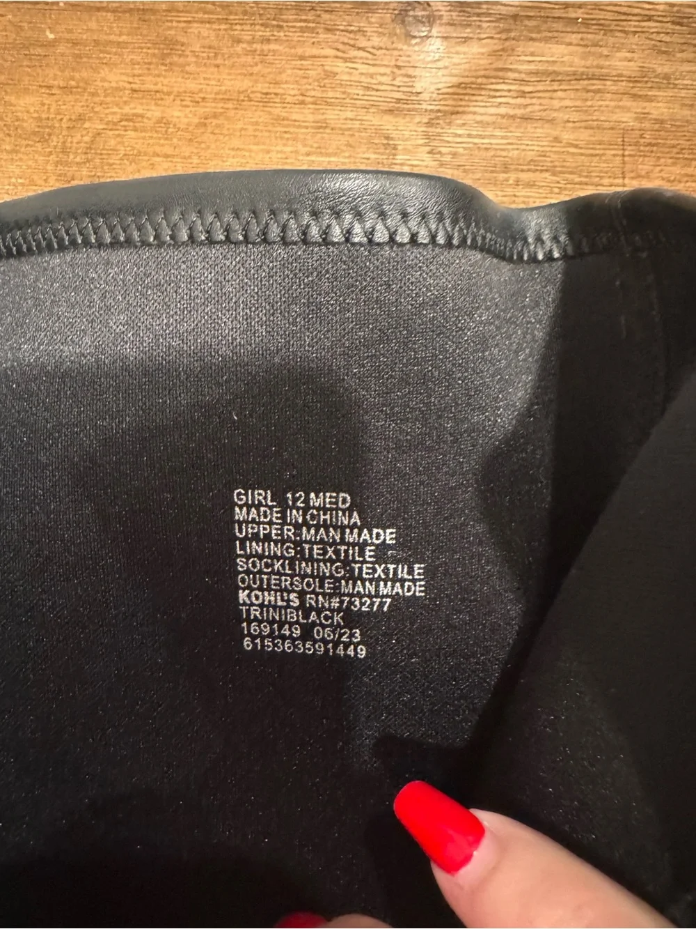 Kid's Girls size 12 Black Mid-Calf Zip Boots — perfect for fall & winter.